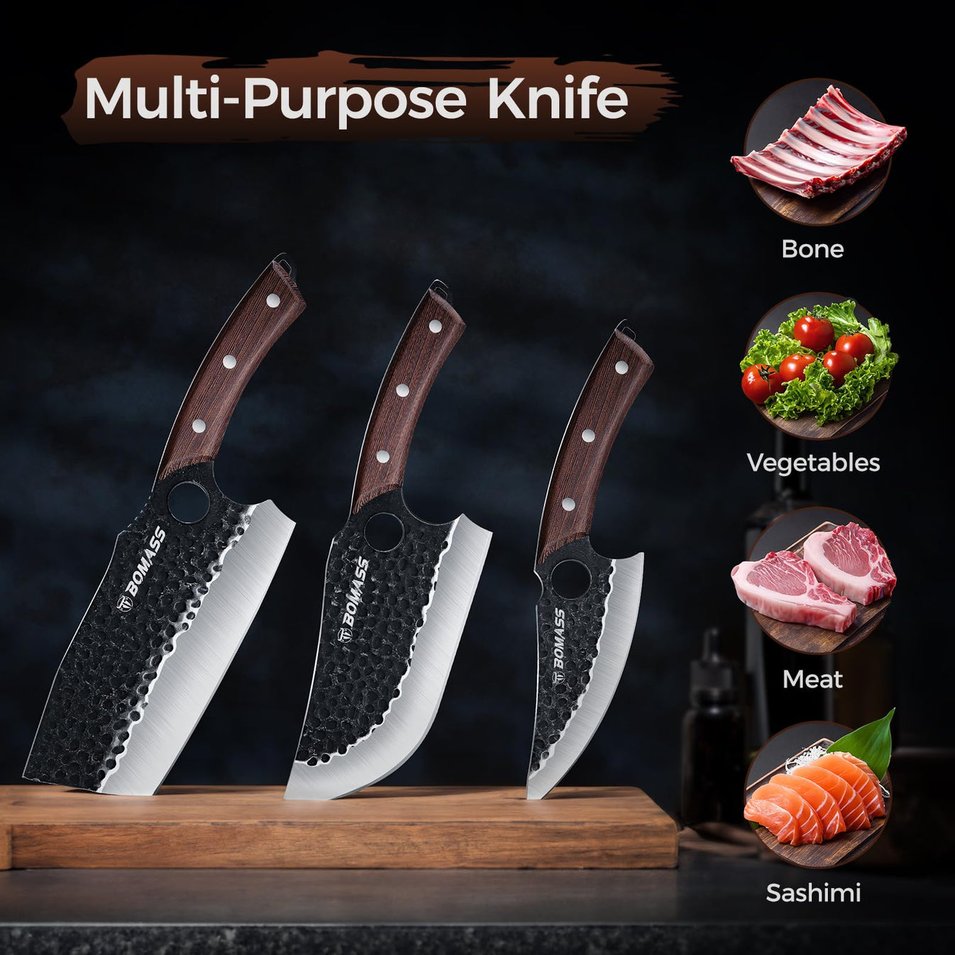3pcs-butcher-knife-set-hand-forged-kitchen-knife-set-high-carbon-japanese-knife-serbian-chef-knife-boning-knife-for-meat-cutting-outdoor-cooking-bbq-camping-gift-men view 6